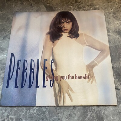 Pebbles/Giving You The Benefit/1990 MCA Records 12'' Single VG+/VG+