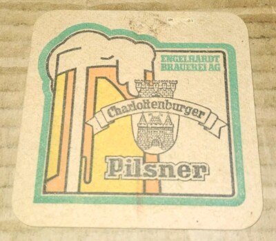 ENGLEHARDT  CHARLOTTENBURGER BEER COASTER BOTTLE