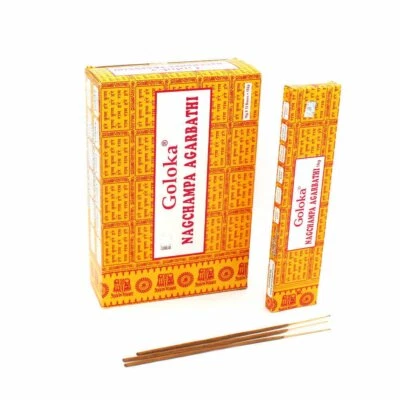 Encens GOLOKA NAG CHAMPA 16G Lot 12 Boites