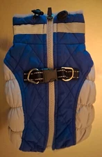 Pet Dog Puppy  Jacket Winter Warm Fleece with double D rings   NWOT