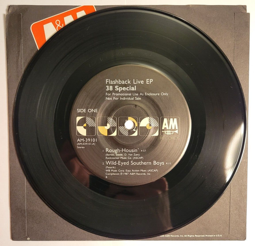 38 Special - Rough Housin' / Wild Eyed Southern Boys - 7" 45RPM Record *PROMO* - Picture 2 of 2
