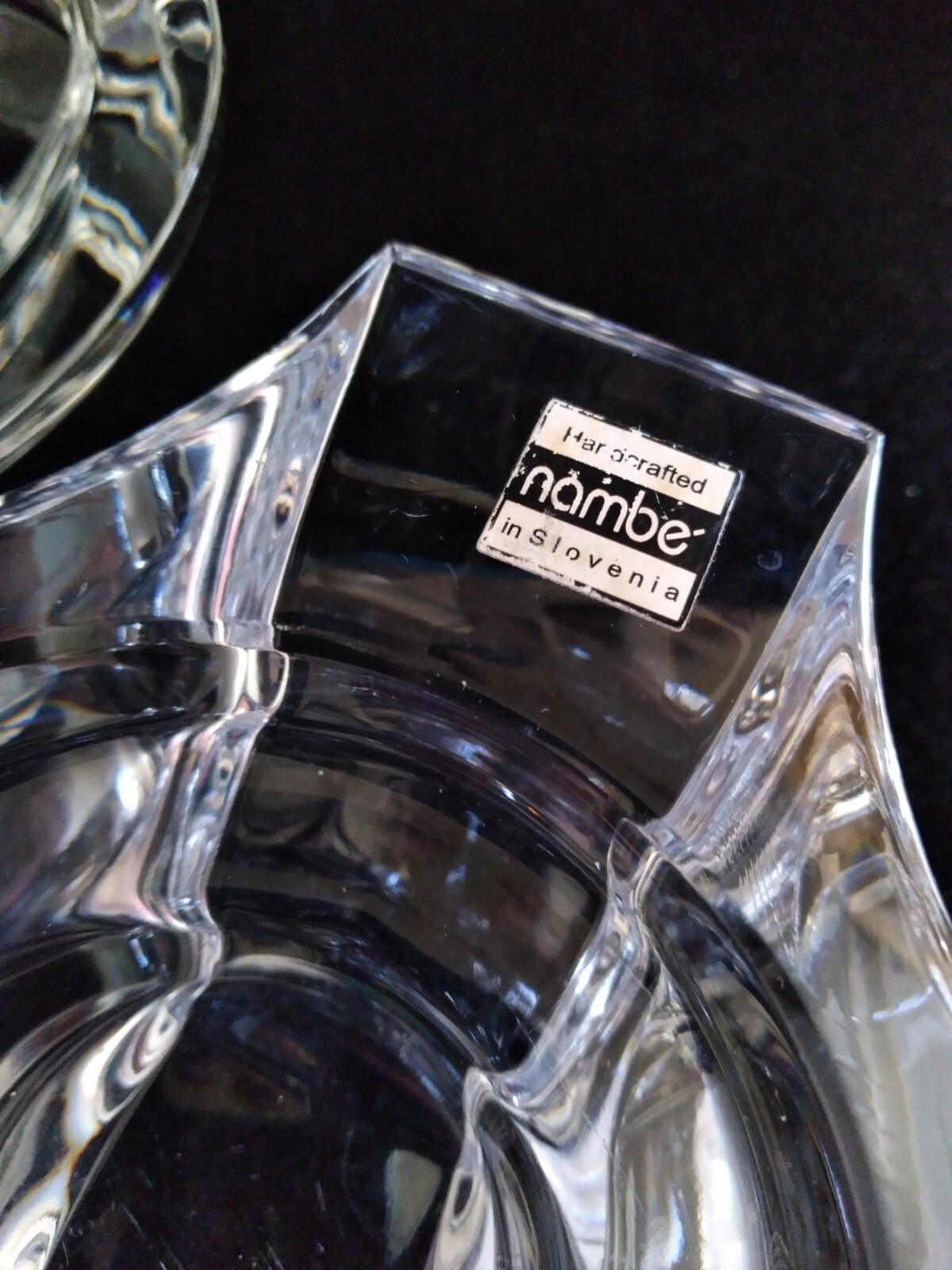 Nambe Crystal Votive Candle Holders Slovenia Handcrafted Set of 2 eBay