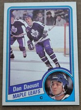 1984-85 Topps #137 Dan Daoust Maple Leafs 