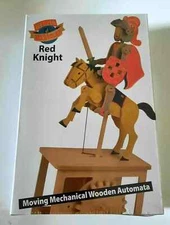 Red Knight World of Whimsy Moving Mechanical Wooden Automata Unisex Kids Play