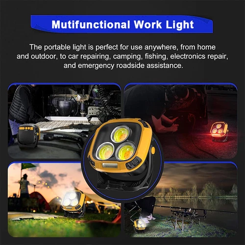 Rechargeable 3300 Lumen Work Light Magnetic LED Super Bright Portable Work light - Picture 13 of 16