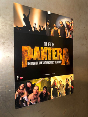 Best of PANTERA Far Beyond the Great Southern Cowboys Vulgar Hits VINTAGE POSTER