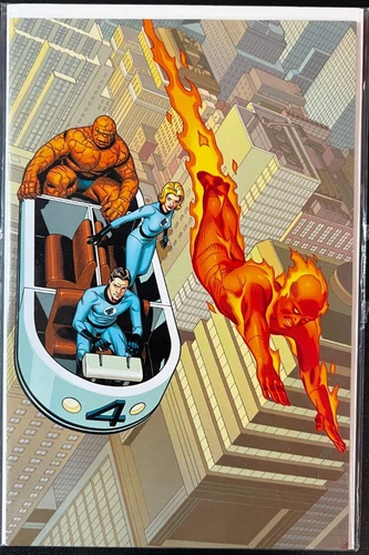 Fantastic Four #1 (2018) Chris Sprouse Virgin Variant Cover NEAR MINT!