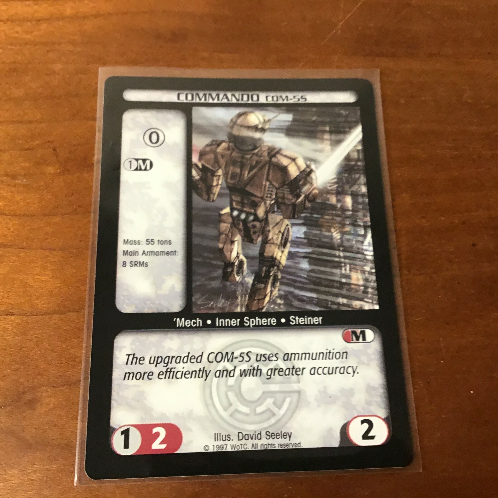Commando COM 5S RARE Battletech CCG TCG Card Game eBay