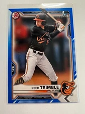 K4,132 - 2021 Bowman Draft Blue #BD144 Reed Trimble #/150