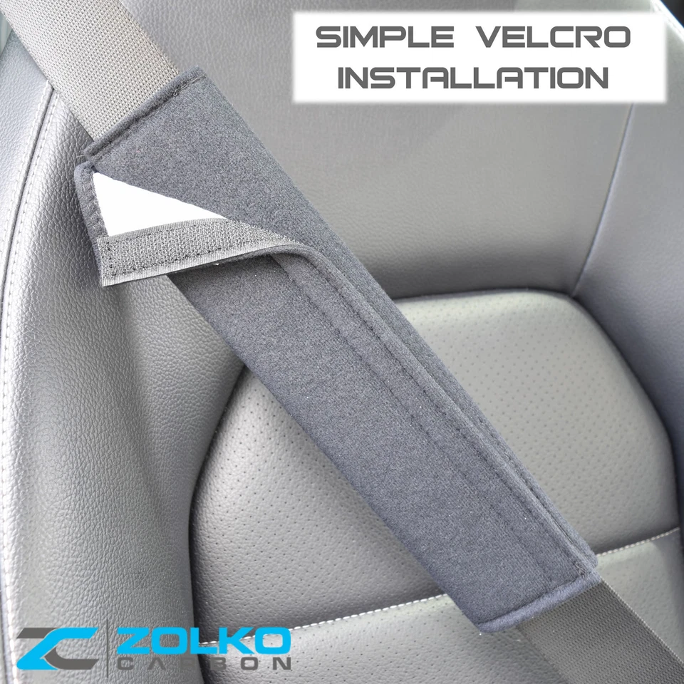 ALMOHADILLAS DE HOMBRO CINTURÓN DE SEGURIDAD 2 PIEZAS PARA MAZDA SP23 - VENDEDOR DE EE. UU. Foto 3 de 4