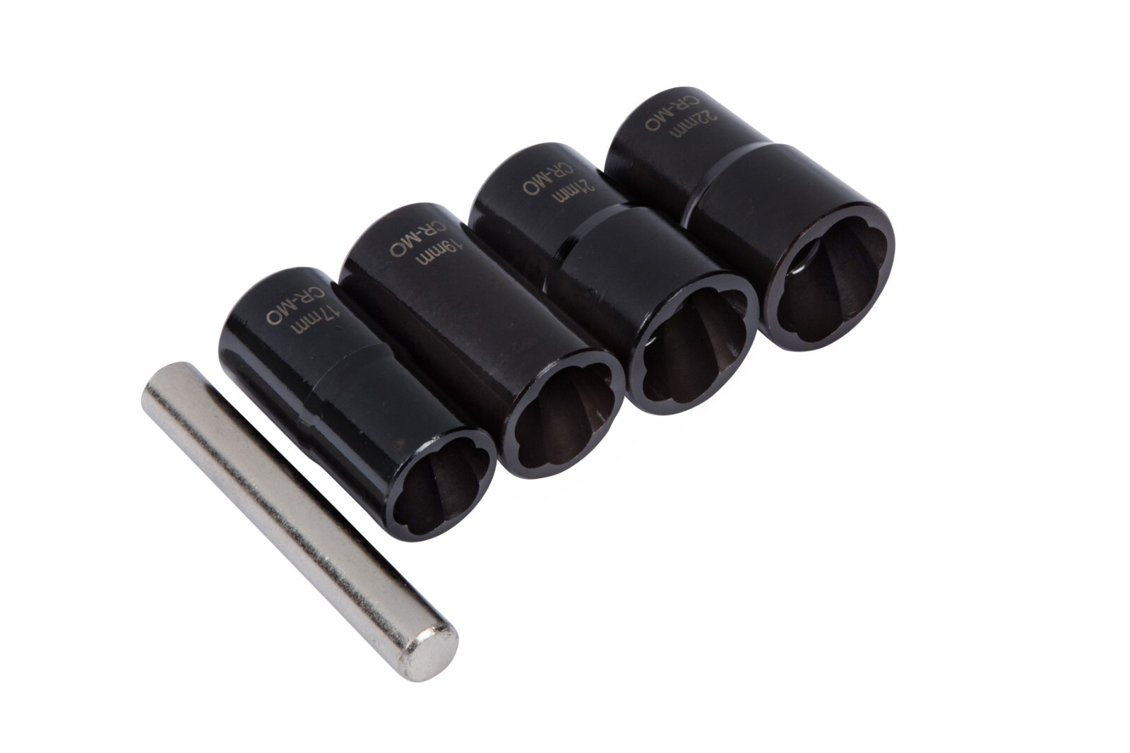 LOCKING WHEEL NUT REMOVAL KIT 5 PIECE SET OF LOCK NUTS REMOVERS, BLUE SPOT 01533