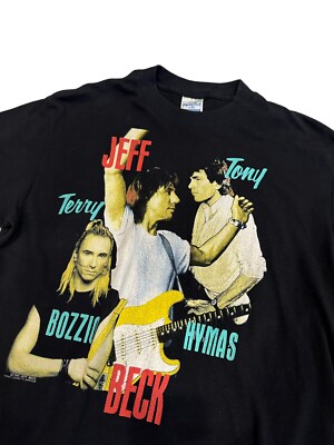 ミュージシャン JEFF BECK GROUP japan tour 1989 tee el JEFF BECK GROUP japan tour 1989 tee el