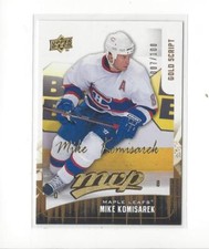 2009-10 Upper Deck MVP Hockey Gold Script Parallel Singles xxx/100 - You Choose