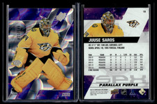2023-24 SPx Hockey Parallax Purple #18 Juuse Saros /149