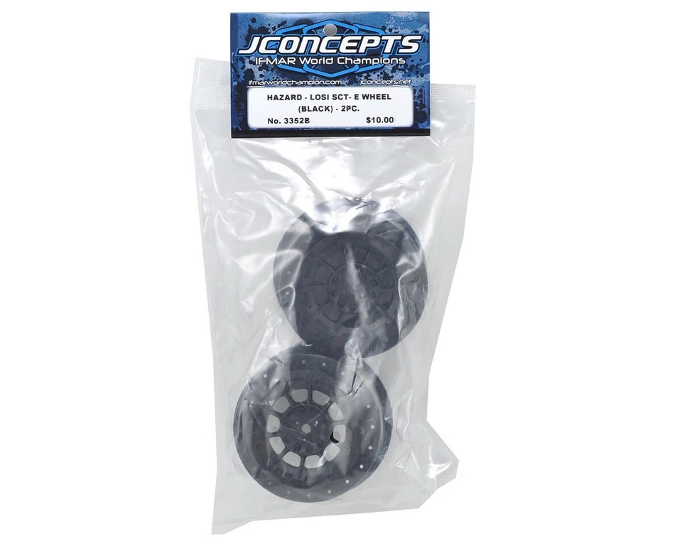 JConcepts Hazard Losi SCT-E 12mm hex Felge schwarz JCO3352B  - Bild 2 von 2