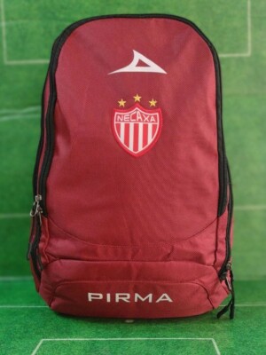 Mochila de los rayos del Necaxa marca pirma original color rojo liga mx oficial
