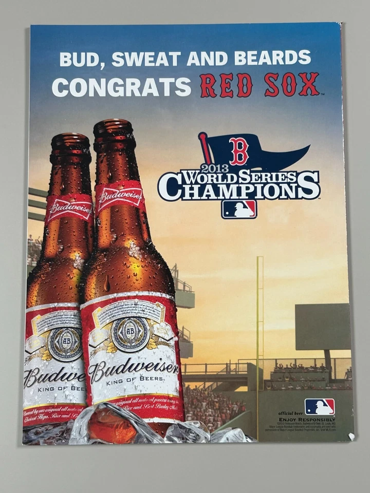 斯蒂芬·德鲁签名体育画报真品证明红袜队世界冠军 2013 年佩德罗亚 — 第 2/2 张图片