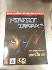 Perfect Dark Toys"R"Us Prima's Official Strategy Game Guide W Poster Intact 