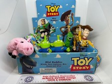 Thinkway Disney Toy Story Mini Buddies Plush Complete Set W/ Display BoxInv-1934