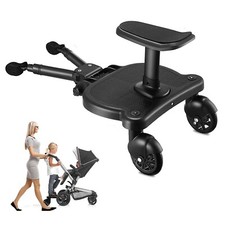 Naniruok Universal Stroller Board with Detachable Seat Holds Children up to 55lb