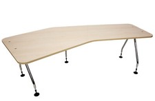 Vitra Winkelschreibtisch AdHoc, ahorn, chrom
