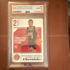 Panini 2018-19 Chronicles Shai Gilgeous-Alexander Rookie #89 PSA 10 Clippers
