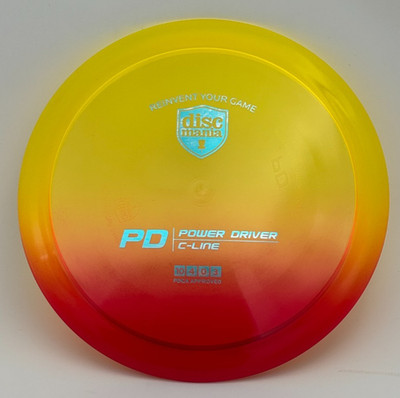 Discmania PD 174 dyed disc golf driver Madhatter gradient fade half 50 simon dye