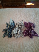 Set Of 3 Hair Claw Bows