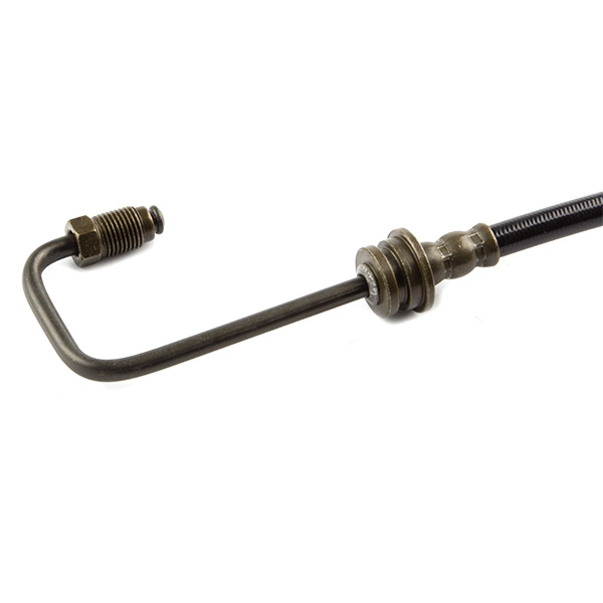 Rear Brake Hose Outlet 42 Degree for LJ250-3V Flexible Brake Line Rubber Black
