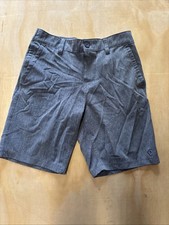 Hang Ten Chino Shorts Youth Boy Size Large Grey Blue