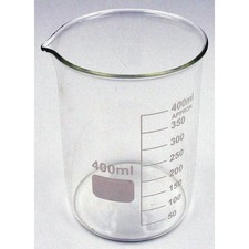 Manufacturer Varies Beaker,Low Form,Glass,400mL,PK6 (Formerly Lab Safety Supply)