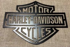 Harley - Davidson Metal Cutout Sign Made In Lancaster Pa. 