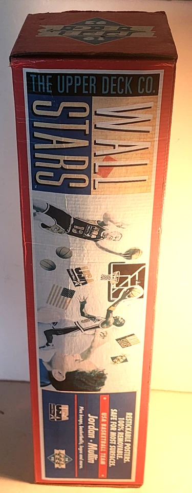 PÓSTERS READHESIVOS 1992 CUBIERTA SUPERIOR ESTRELLAS DE PARED MICHAEL JORDAN & CHRIS MULLIN Foto 3 de 4