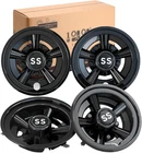 SS Golf Cart Hub Caps Wheel Covers 8" For Yamaha EZGO Club Car Stock Rim, Black