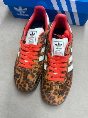 ADIDAS Samba Og women's Red Leopard Print trainers