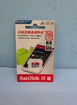 SanDisk Ultra 16GB Class 10 MicroSDHC Memory Card SDSQUNC-016G-ZN3MN