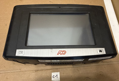 ADP INTOUCH 9000 TIME CLOCK 8609000-423 Used Working Without Power Adapter