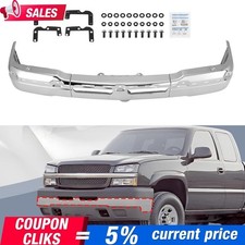 Front Bumper For 03-2006 Chevrolet Silverado 1500 Avalanche 02-06 Chrome Front