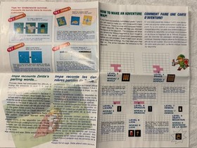 The Legend of Zelda NES, version FAH Jou&eacute; Club, complet CIB