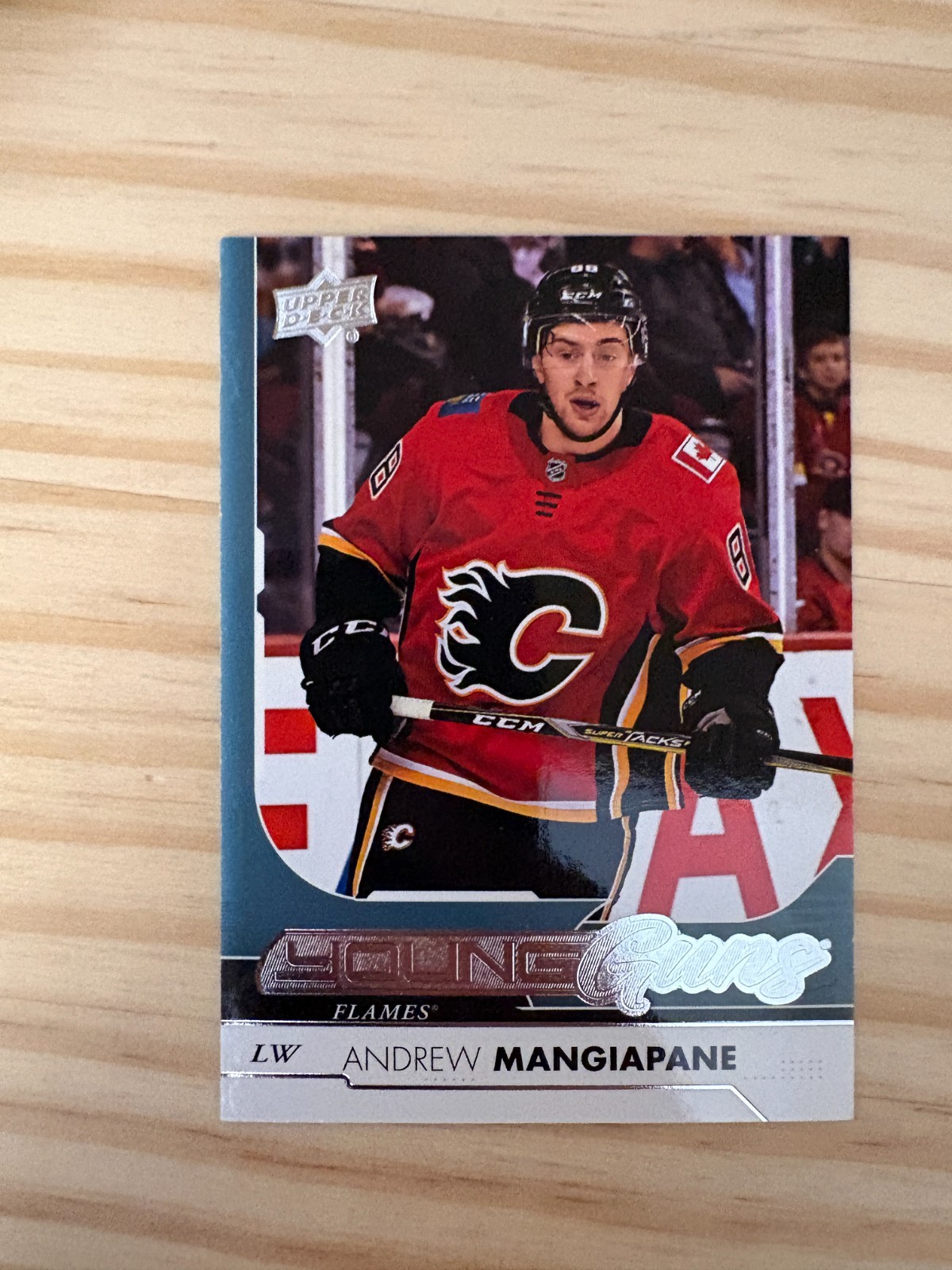 2017-18 Upper Deck #497 Andrew Mangiapane YG RC - Calgary Flames
