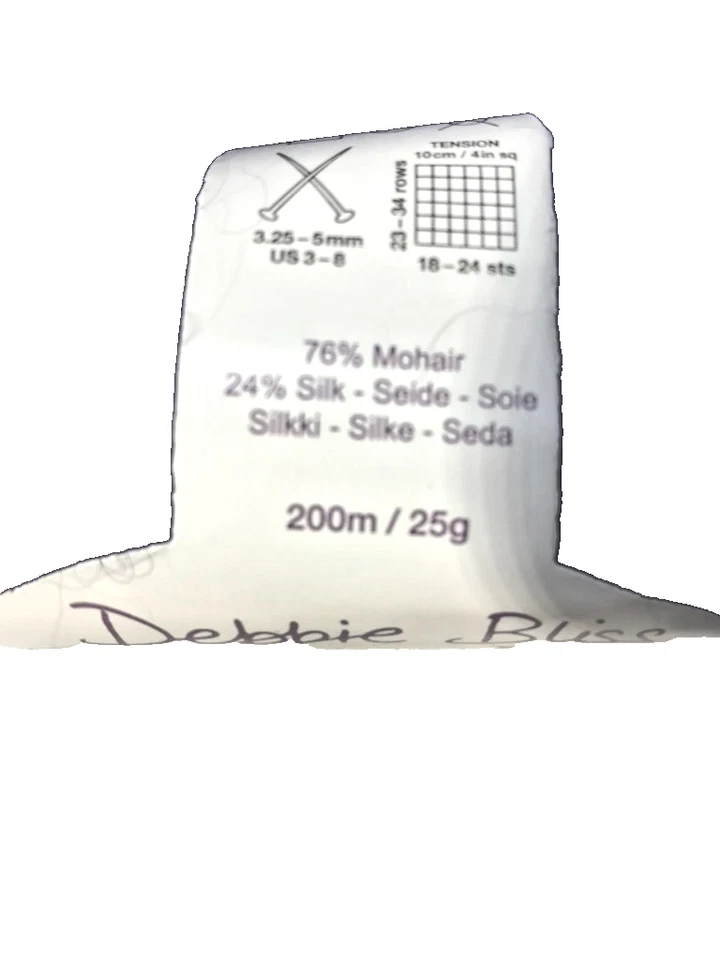 Fio DEBBIE BLISS ANGEL. Conjunto de 8. - Imagem 3 de 4
