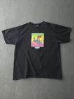 Vintage 2000s Peter Max El Paso Museum of Art Black Anvil T-shirt L Cotton