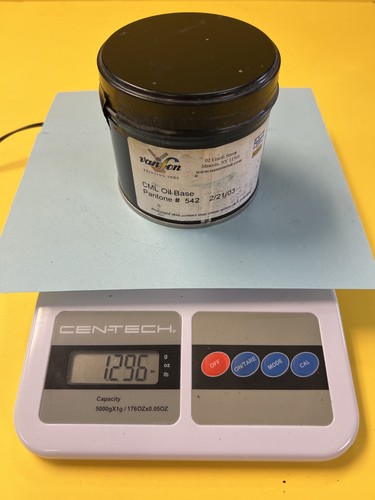 PANTONE PMS 542 BLUE OFFSET PRINTING INK VAN SON OIL BASE 1 LB LIGHT TACK