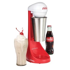 NOSTALGIA MLKS100COKE CocaCola Milkshake Maker 2-Speed Limited Edition New!