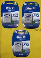 3X Oral B Pro-Health Glide Dental Floss Cool Mint Original Version 43.7 Yards