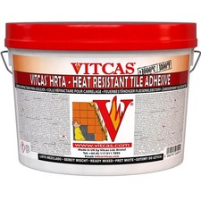 Vitcas 5kg Heat Resistant Tile Adhesive 1000ºC Ready Mixed