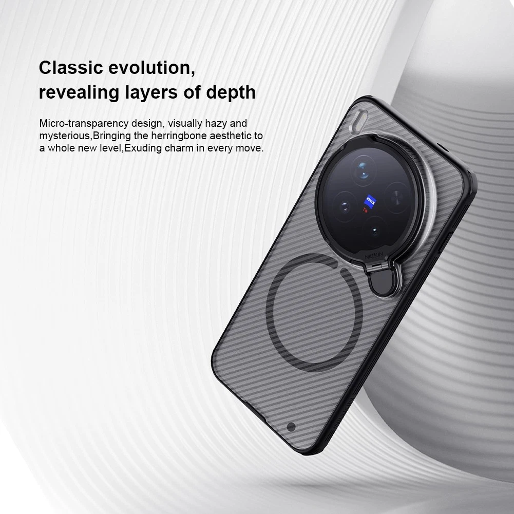 Nillkin 磁力翻盖保护套 透明相机镜头 支架 外壳 适用于 vivo X300 Pro,X300 - 第 11/25 张图片