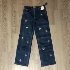 Abercrombie Kids High Rise Wide Leg Jeans - 17/18 Regular