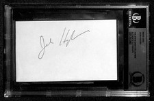 John Hughes 1980's Iconic Director in-Person Signed 3x5 Index Card BECKETT 