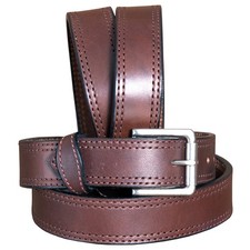 46" Hilason Heavy Duty Made In Usa Gun Holster Leather Work Belt Brown